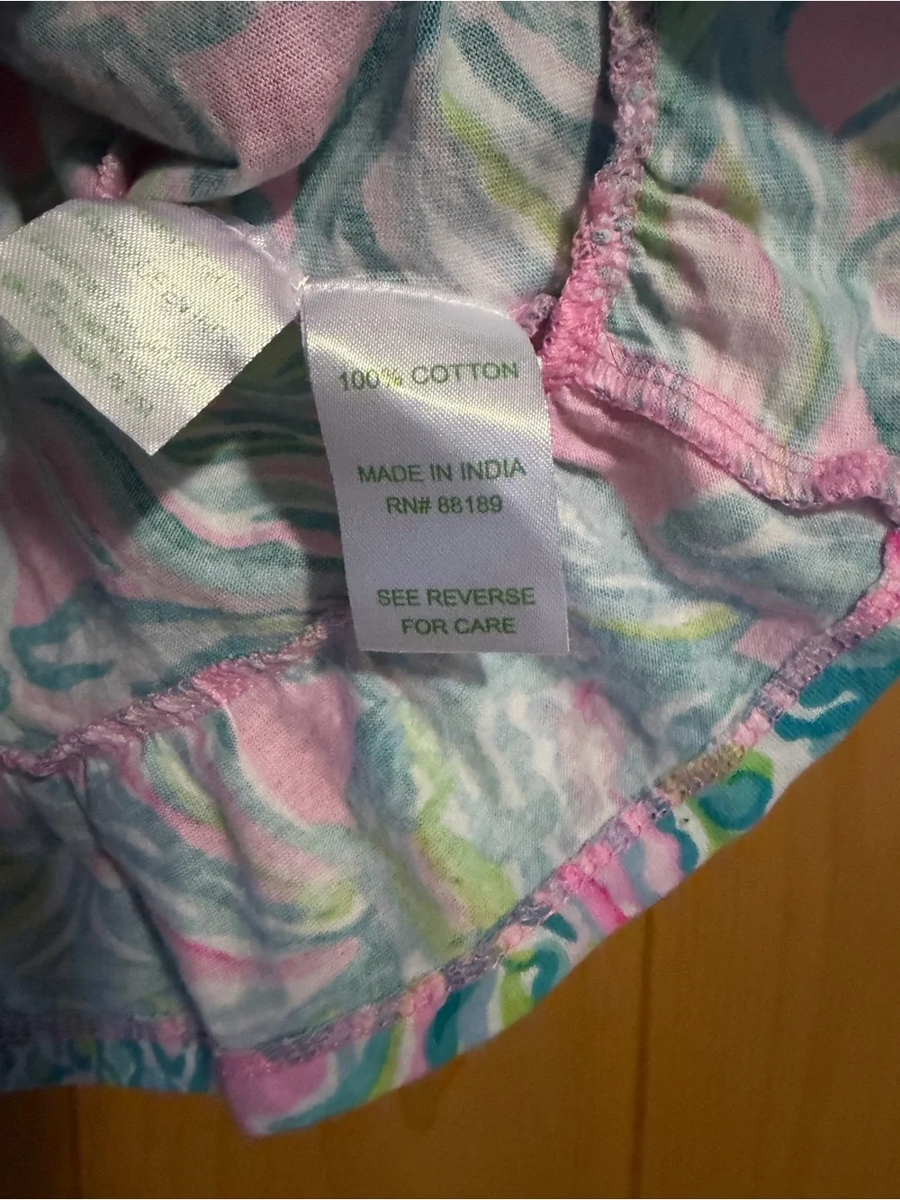 Lilly Pulitzer Sleeveless Dress Baby Lilly Tropical Floral Pink 12-18 Mo fish